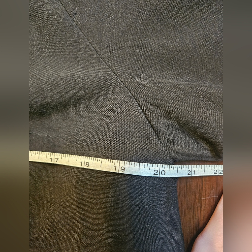 First Option Y2K Cape Suit Jacket Cropped Sleeves Black Size 14 - Picture 6 of 7